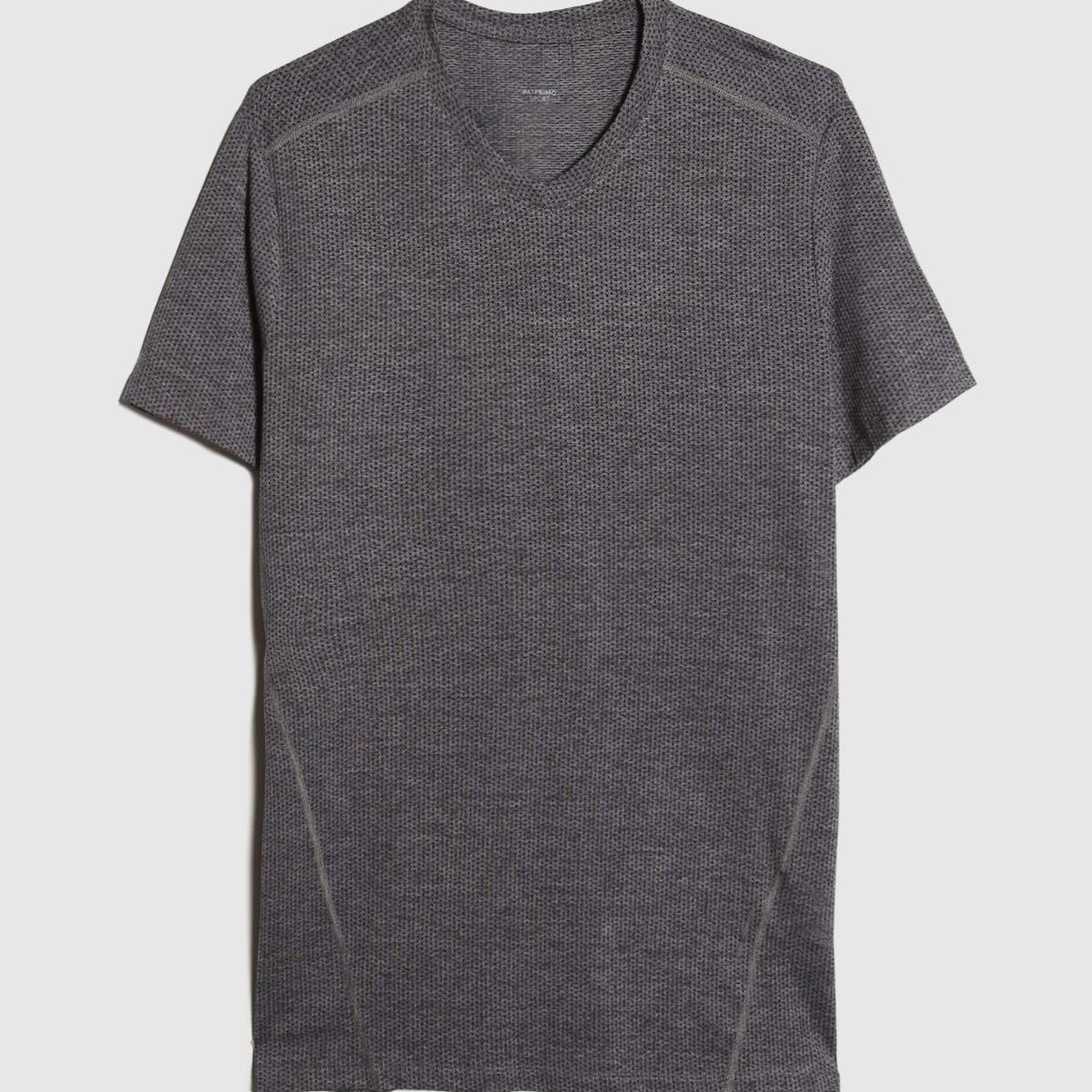 PATPRIMO - Camiseta Jaspeada  Para Hombre Gris Patprimo