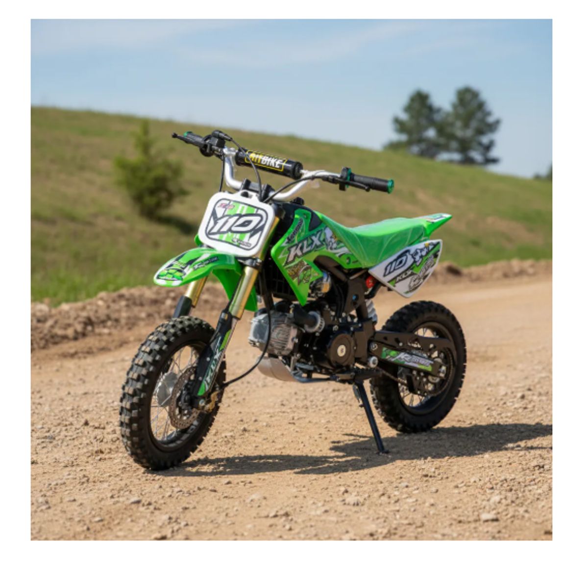 INFANTILES CAJUROMIX - Moto Cross 110cc 4 Tiempos 60 Km/h De Adrenalina Verde