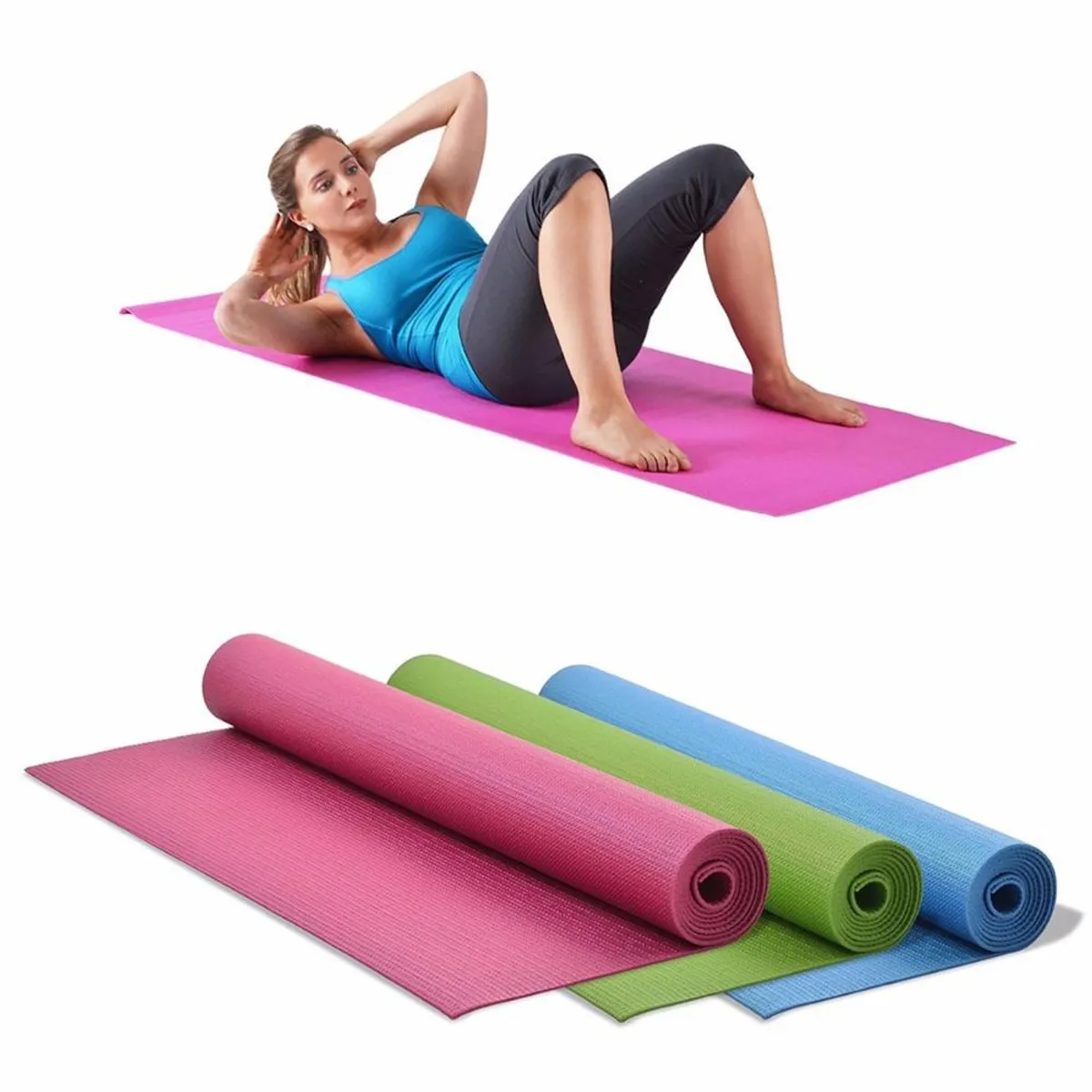 CUC - Colchoneta Yoga Pilates Mat Pvc No Generica