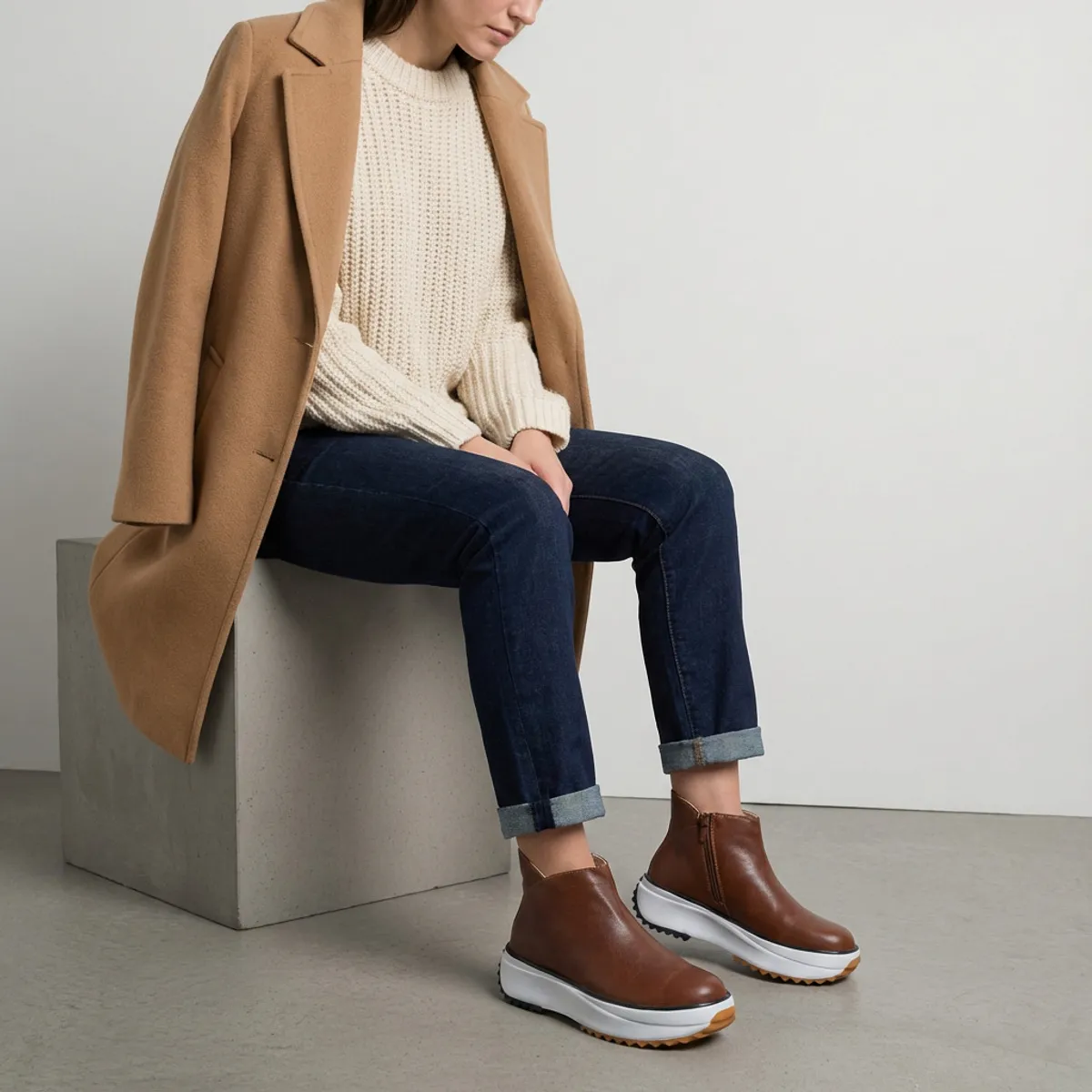 URBOTS - ALTAZIA™ LiftStep Botas Urbanas con Plataforma y Estilo Modern Chic para Mujer
