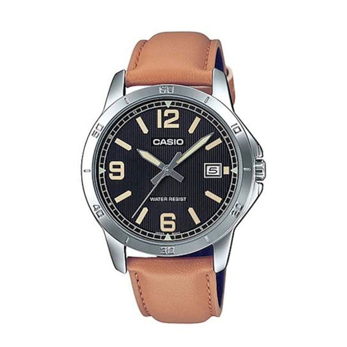 CASIO - RELOJ PARA HOMBRE CASIO MTP-V004L-1B2UDF - CAFÉ