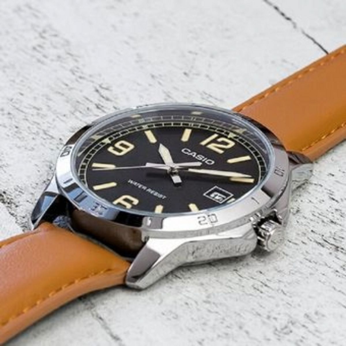 CASIO - RELOJ PARA HOMBRE CASIO MTP-V004L-1B2UDF - CAFÉ