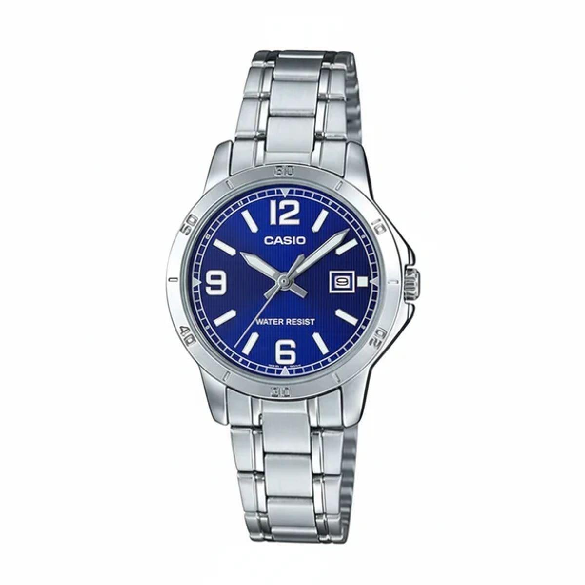 CASIO - RELOJ PARA MUJER CASIO LTP-V004D-2BUDF -AZUL