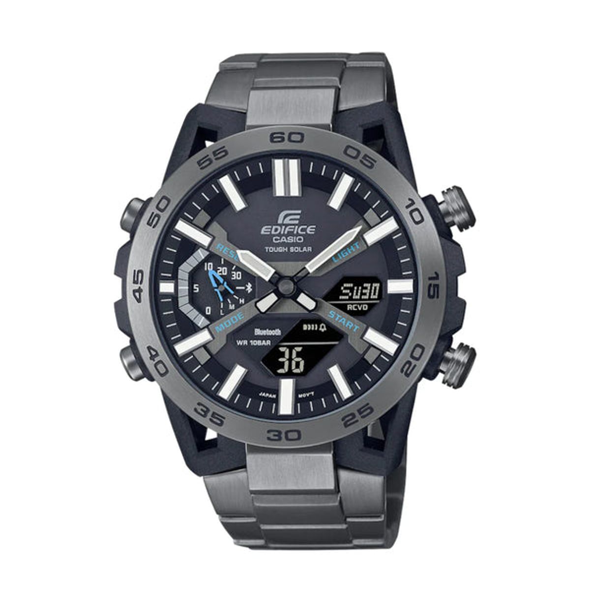CASIO - RELOJ ANALÓGICO-DIGITAL PARA HOMBRE CASIO EDIFICE ECB-2000DC-1ADF - NEGRO