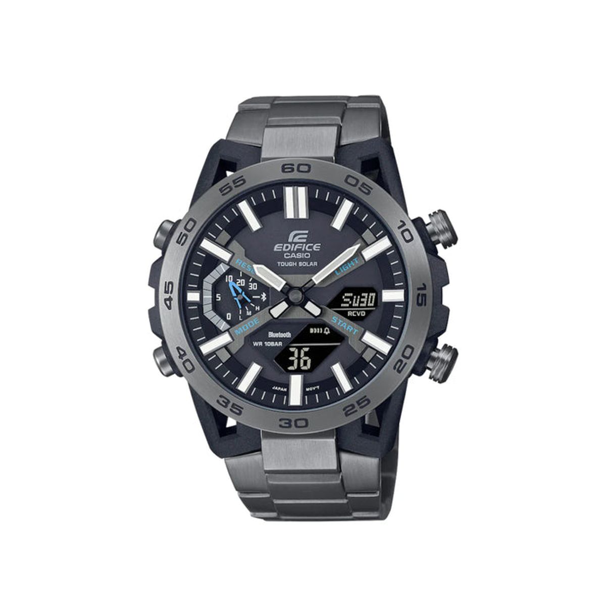 CASIO - RELOJ ANALÓGICO-DIGITAL PARA HOMBRE CASIO EDIFICE ECB-2000DC-1ADF - NEGRO
