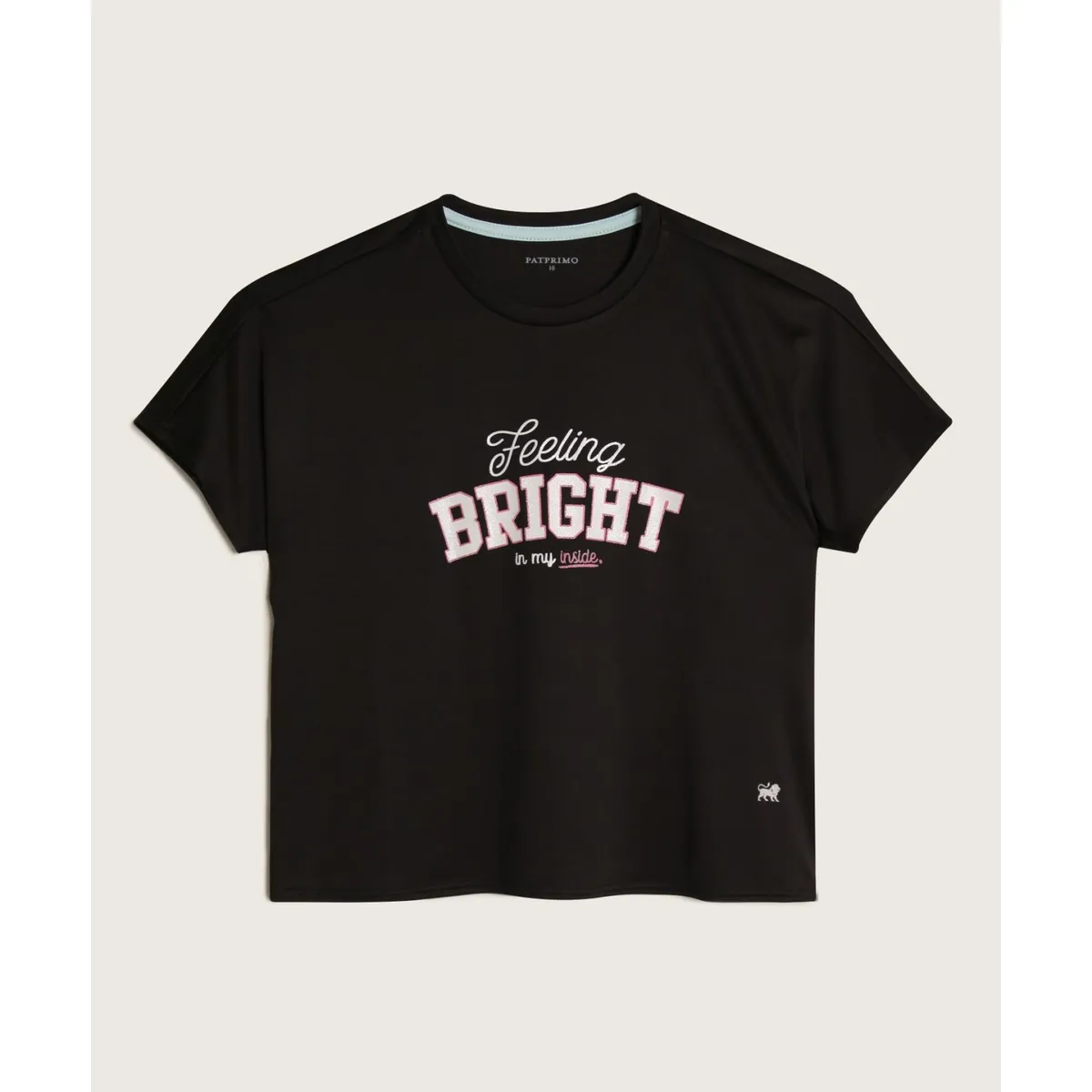 PATPRIMO - Camiseta Niña Patprimo M/C Negro Poliéster 86090332-10