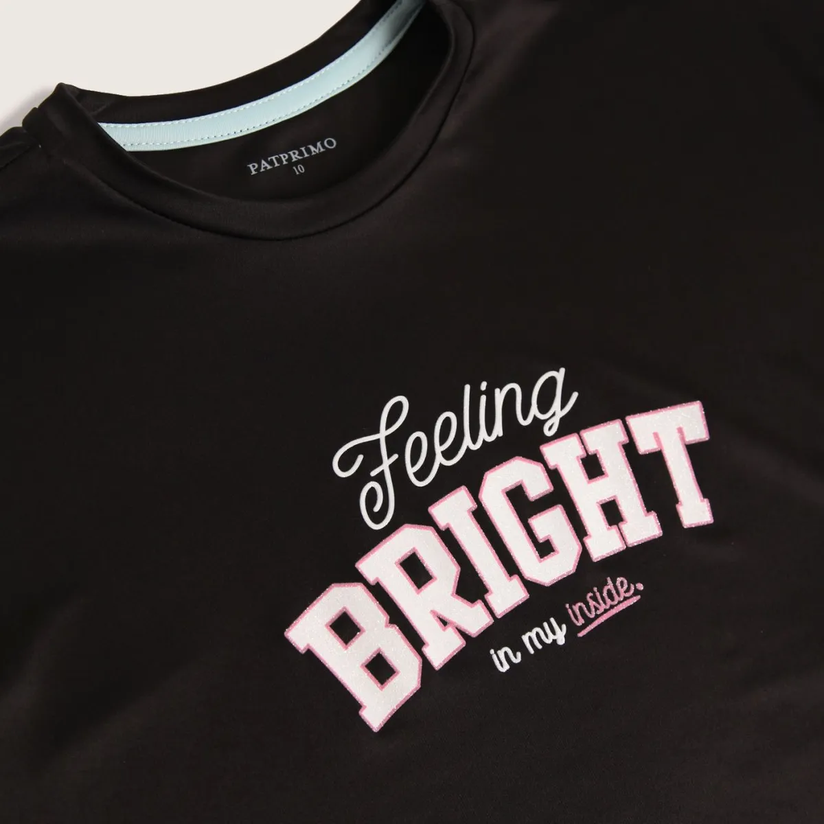 PATPRIMO - Camiseta Niña Patprimo M/C Negro Poliéster 86090332-10