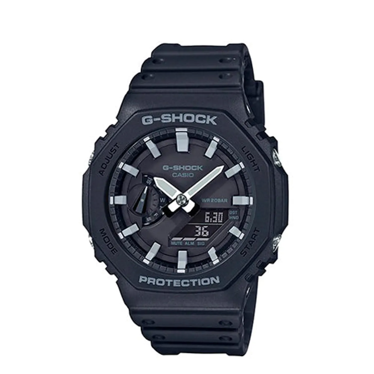 G-SHOCK - CASIO G-SHOCK GA-2100-1ADR  RELOJ ANÁLOGO DIGITAL PARA HOMBRE  NEGRO