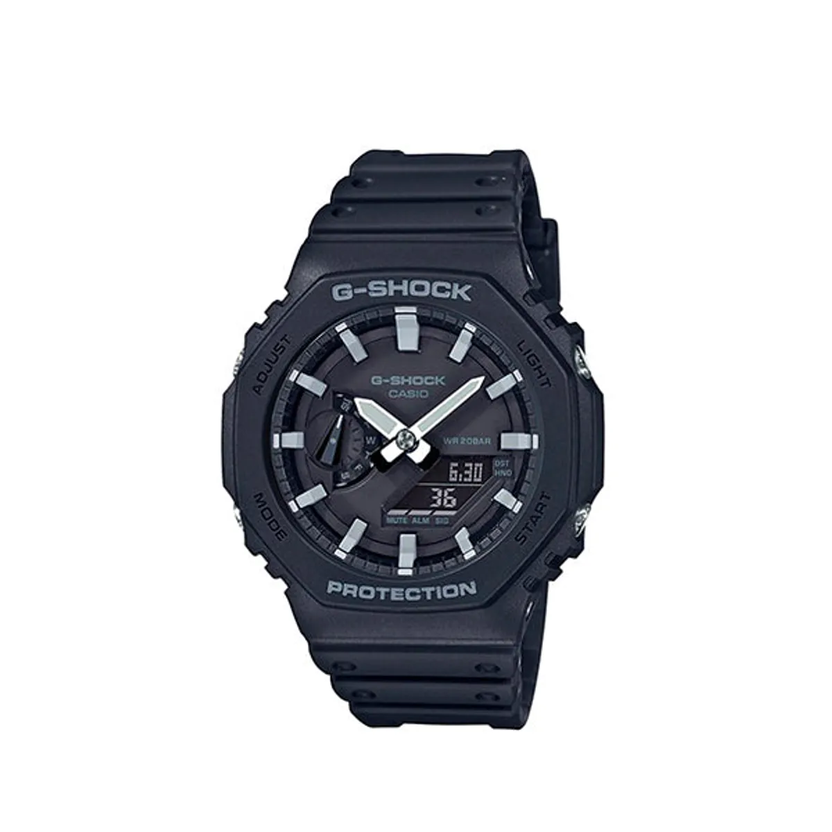 G-SHOCK - CASIO G-SHOCK GA-2100-1ADR  RELOJ ANÁLOGO DIGITAL PARA HOMBRE  NEGRO