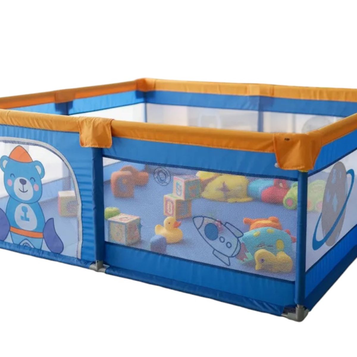 KIDSHOP - Parque Infantil Corral De Juegos Con 50 Pelotas Y Tula SH-1