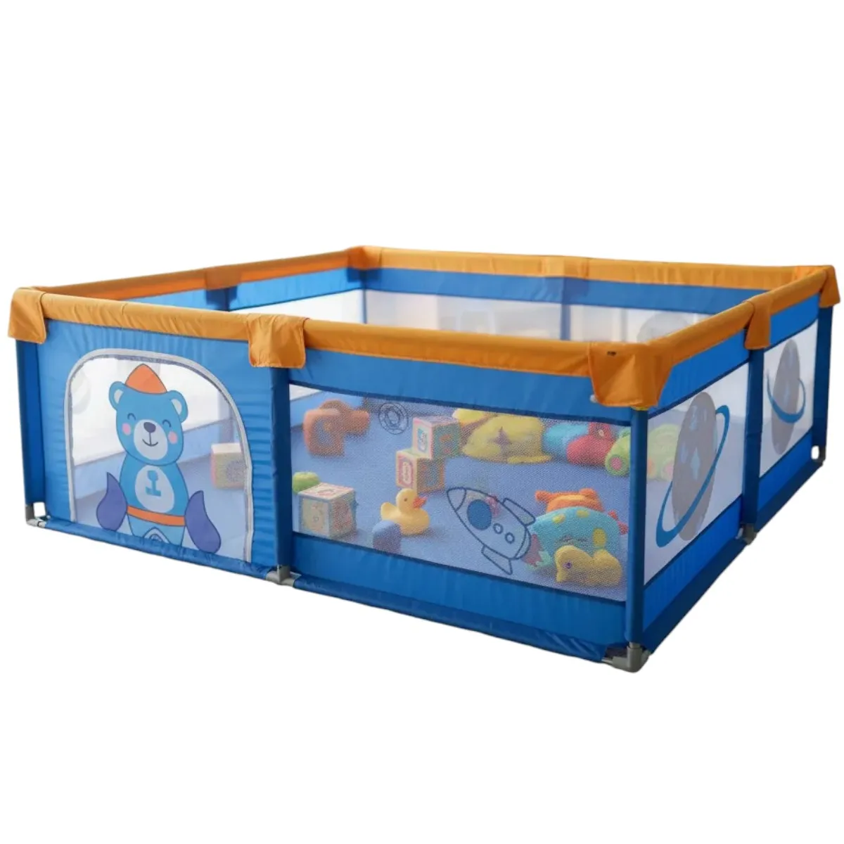 KIDSHOP - Parque Infantil Corral De Juegos Con 50 Pelotas Y Tula SH-1