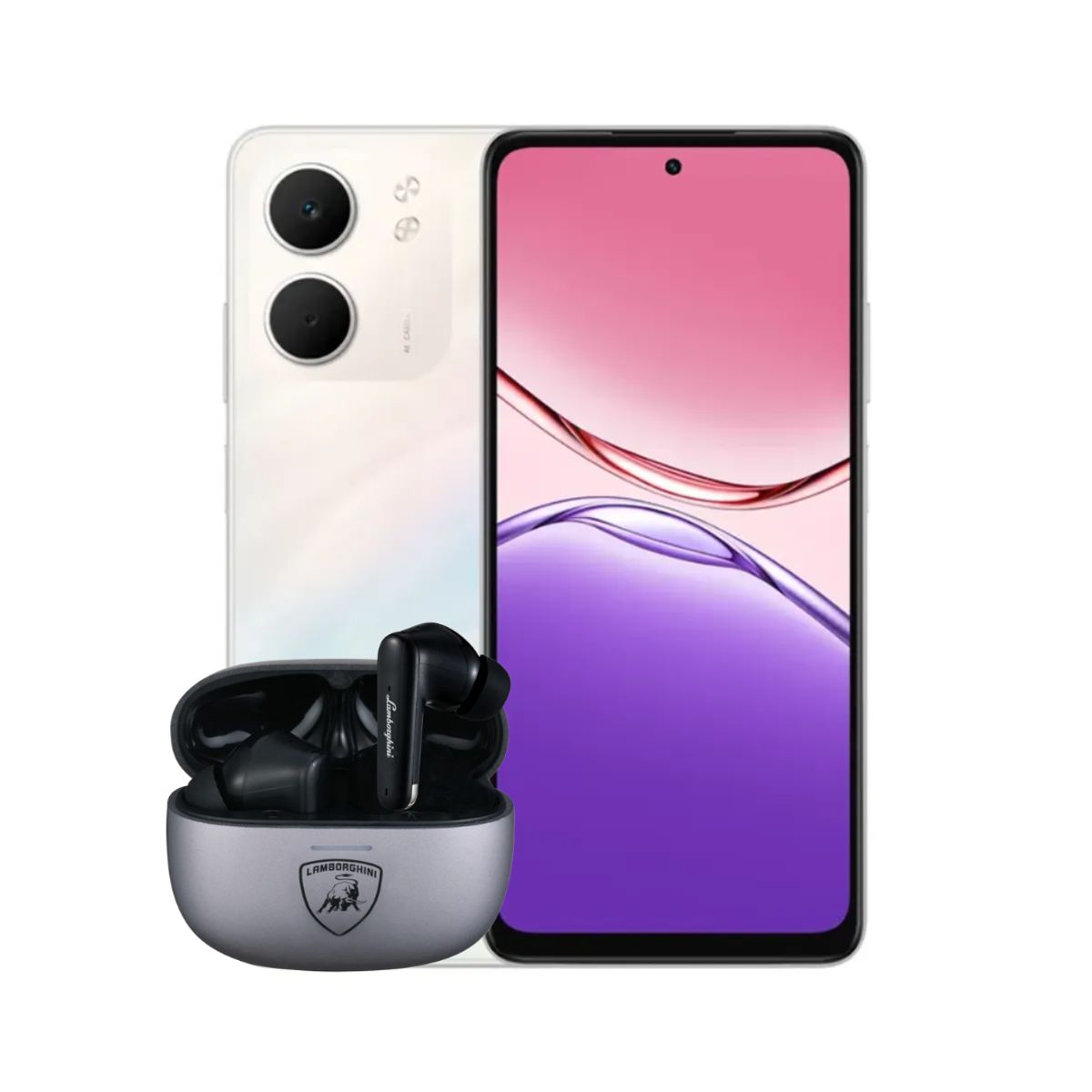 OPPO - Celular Oppo A5X 4GB Ram 128GB Blanco + Audifonos Lamborghini