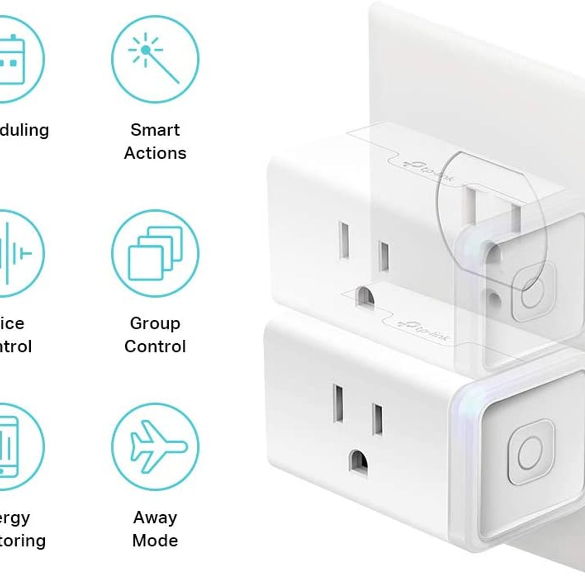 TP LINK - Enchufe Inteligente SmartPlug Mini Kasa Alexa Google Home Ifttt Wifi No Hub