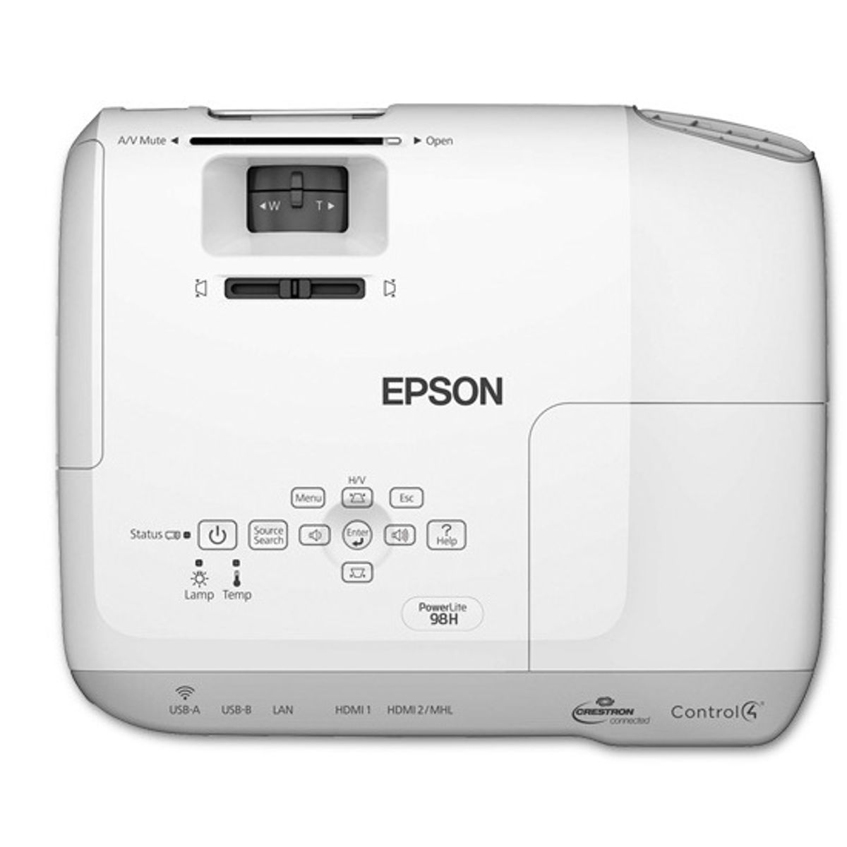 EPSON - Video Beam Proyector Epson 98H XGA 1024 x 768 3000 Lumens HD clases Exhibición