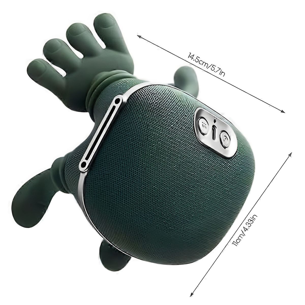 MILOPTS - Masajeador Hombros Cuello Espalda Calor Ajustable Tipo Mano