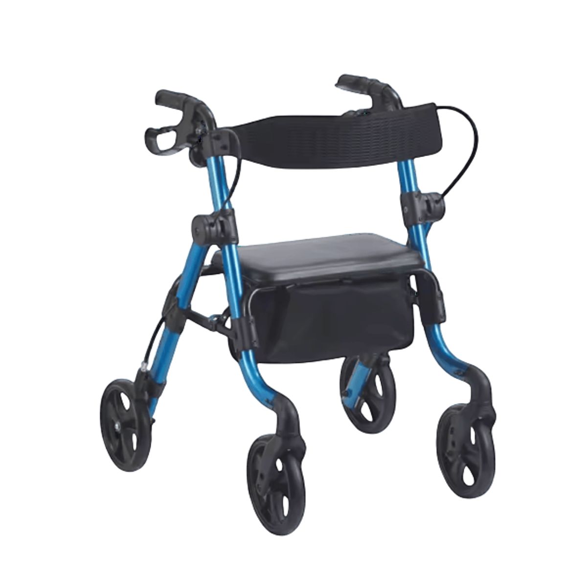 TME - Caminador de 4 ruedas con asiento y espaldar adulto