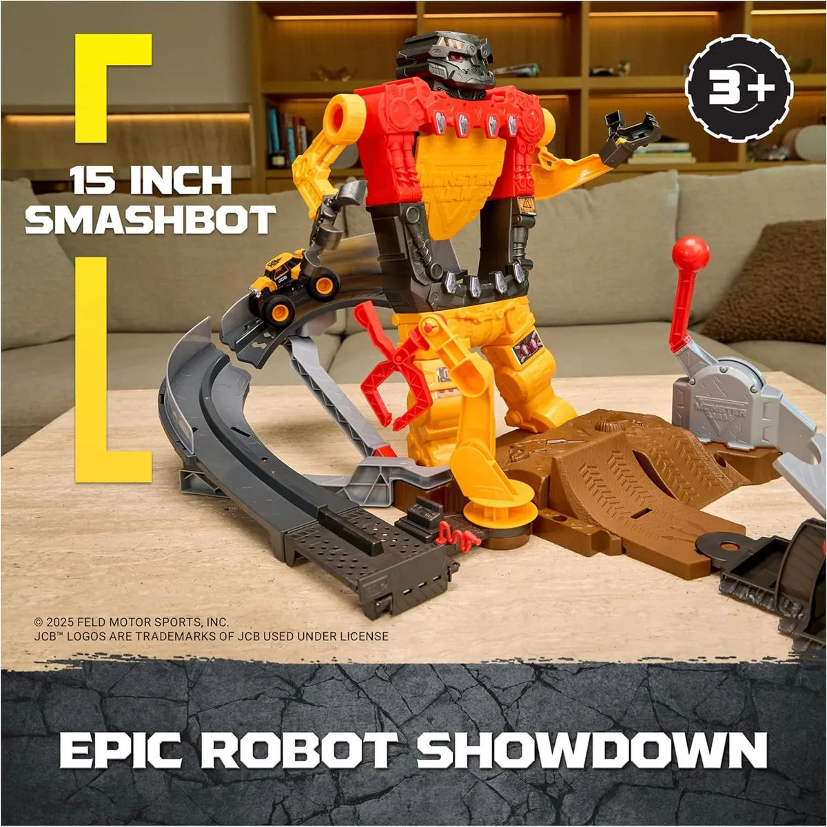 HOT WHEELS - Pista Monster Jam Smash & Bash - Con Lanzador Camión 164