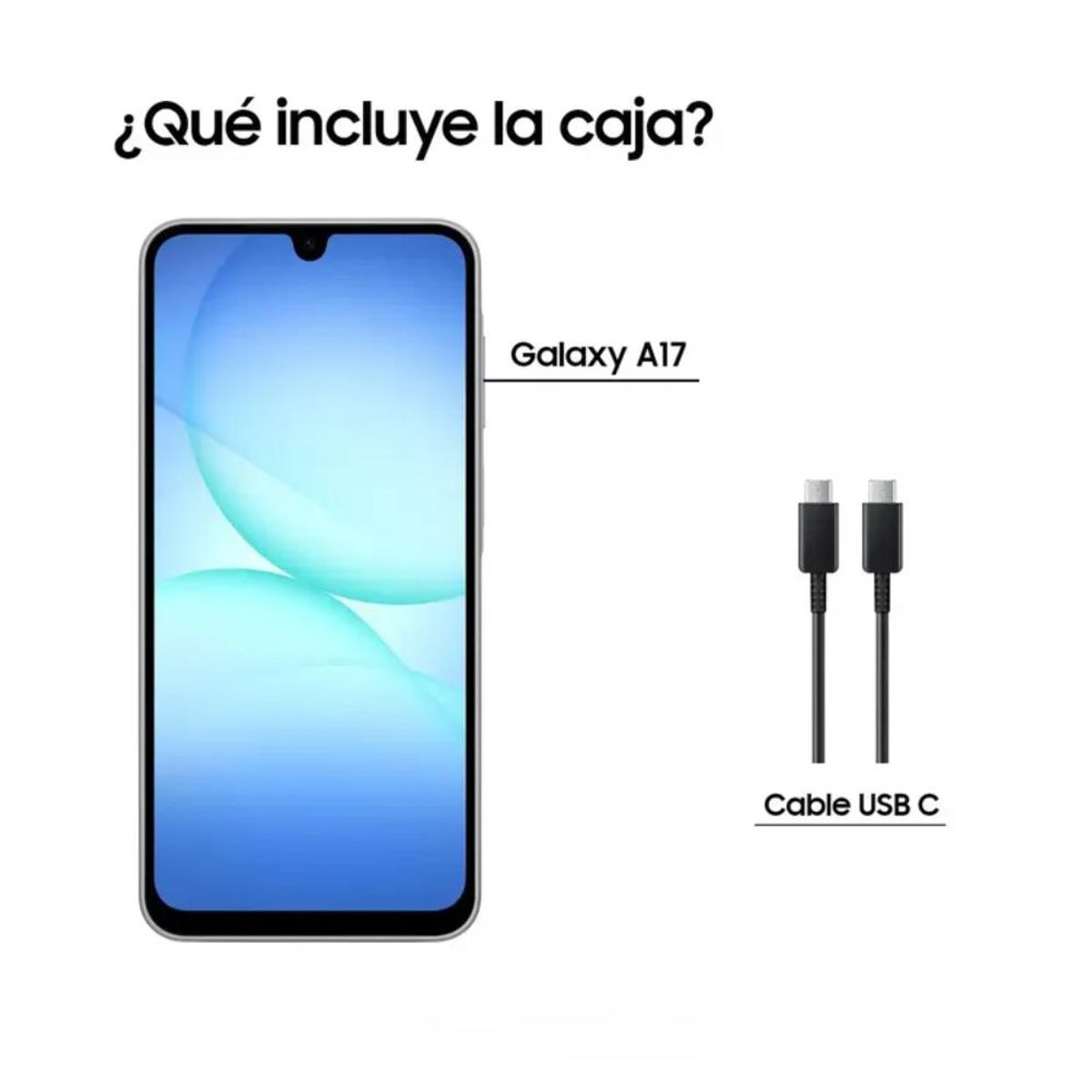 SAMSUNG - Celular SAMSUNG Galaxy A17 256GB LTE 4G Gris