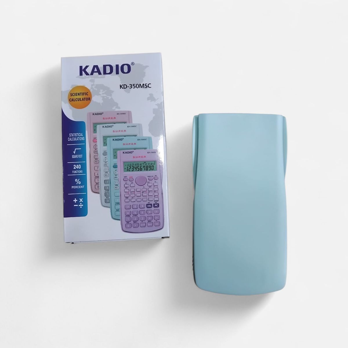 KADIO - Calculadora Kadio Científica Kd-350msc Azul