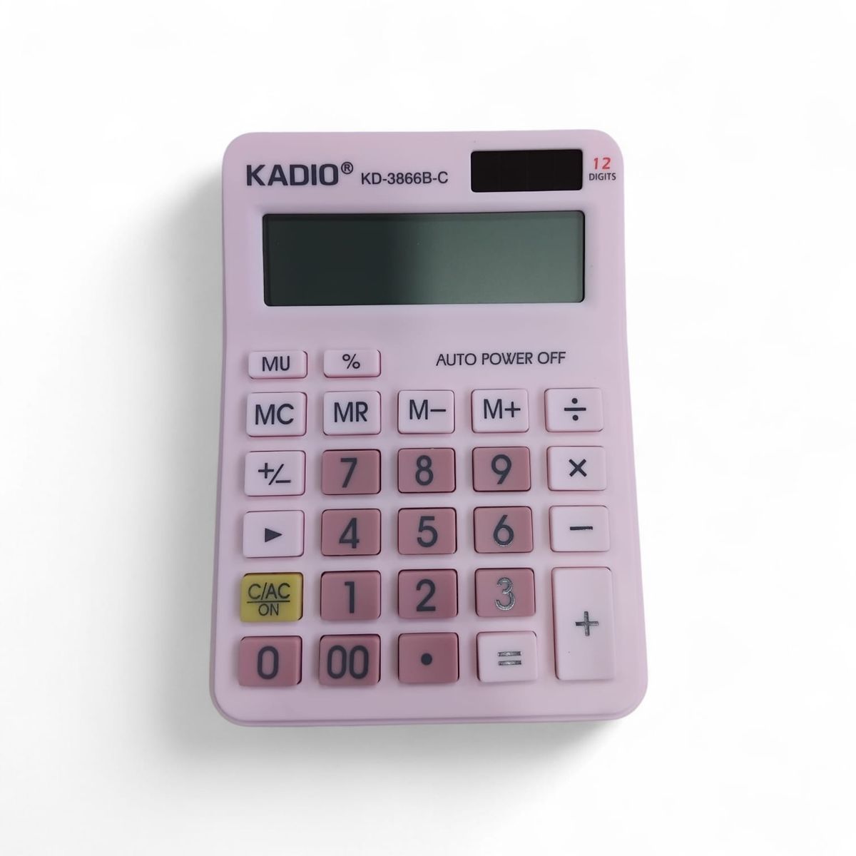 KADIO - Calculadora Kadio Kd-3866b-c 12 Dígitos Rosa