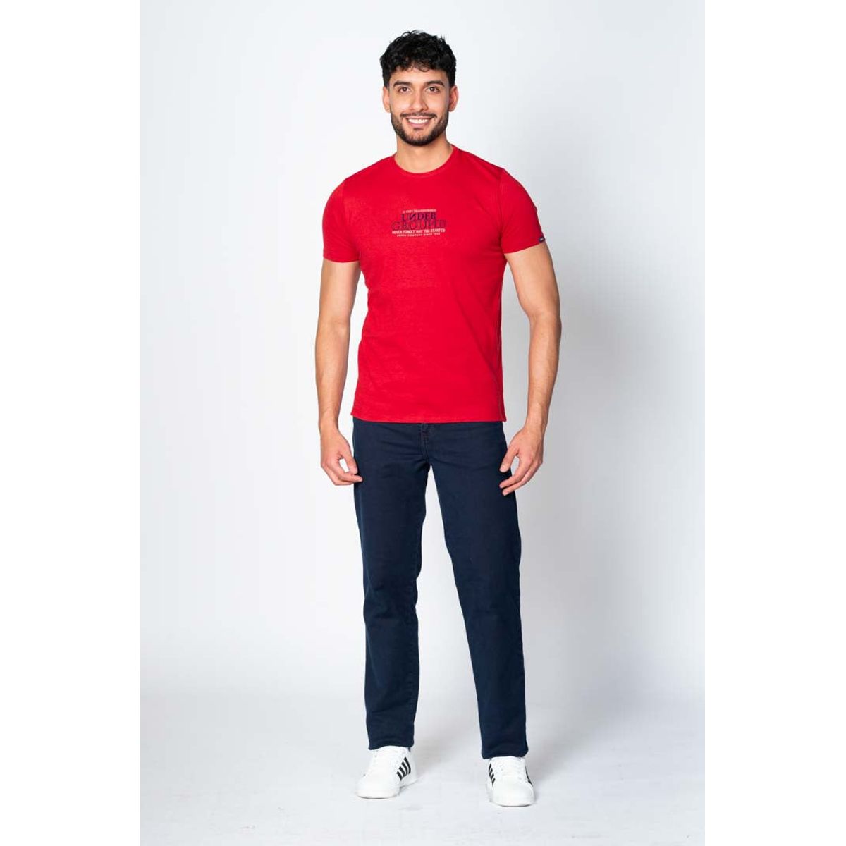 LEC LEE - Camiseta para Hombre Manga Corta Lec Lee XLRojo