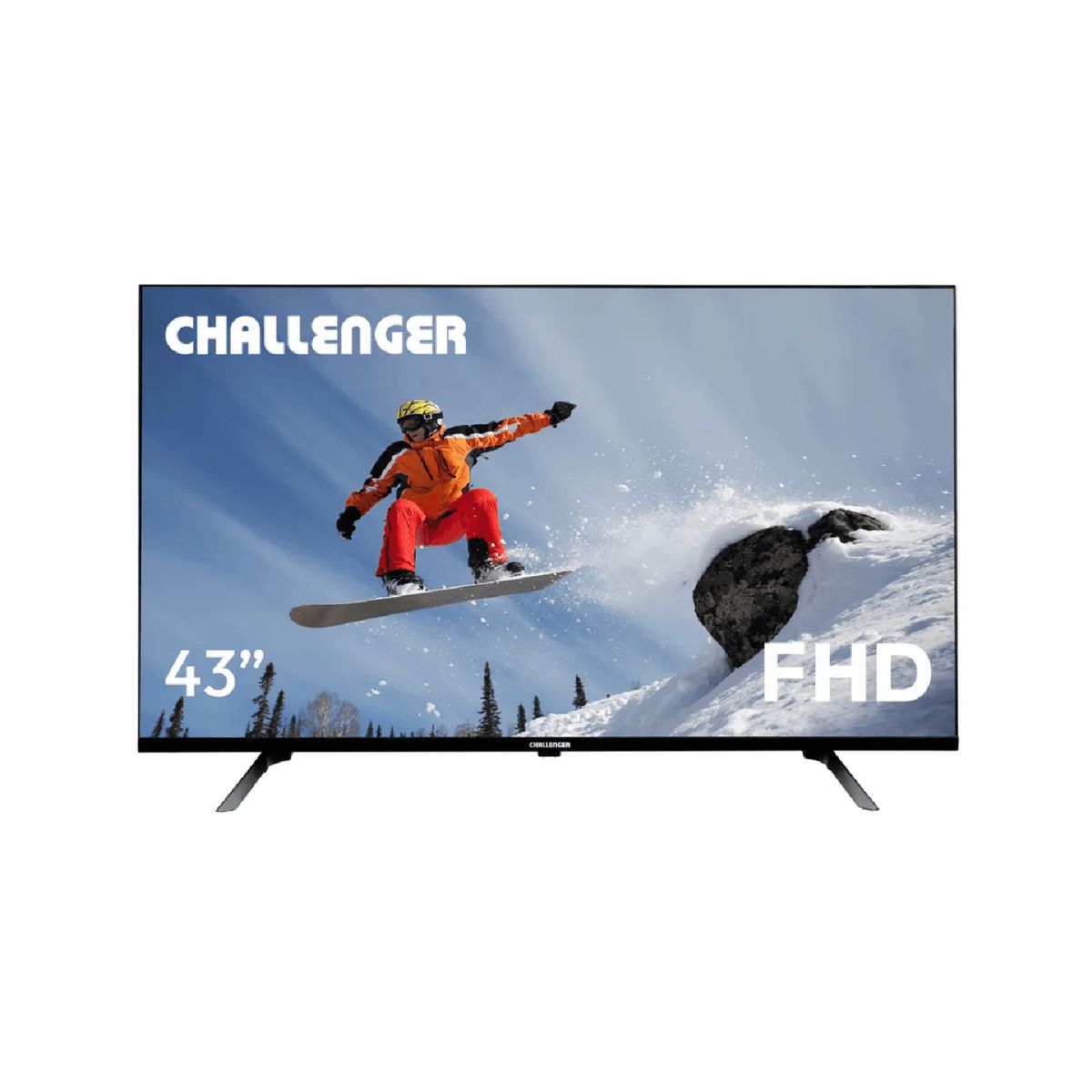 CHALLENGER - Televisor Challenger 43 108 cm Smart TV LED FULL HD GOOGLETV LED43KG90BT2GOOGLETV