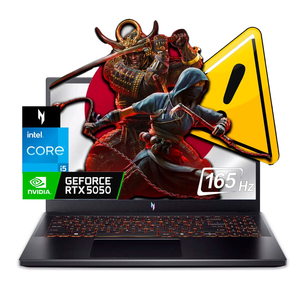 ACER - PORTATIL GAMER ACER NITRO V15 CORE I5 13420H 8/1 TB RTX 5050 8 GB 15,6 FHD 165 HZ