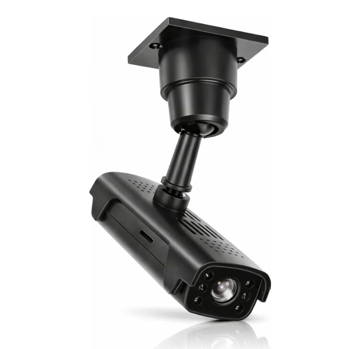 TECNOHOGAR JS - Mini Camara Seguridad Vigilancia Espia Recargable Wifi Negro