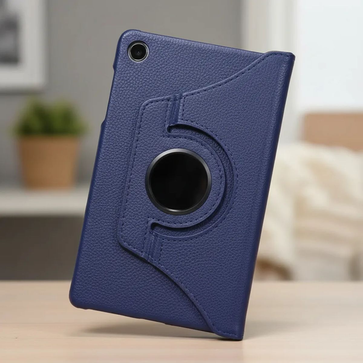 GENERICO - forro funda Estuche Giratorio 360 para Samsung tab s6 lite + funda azul