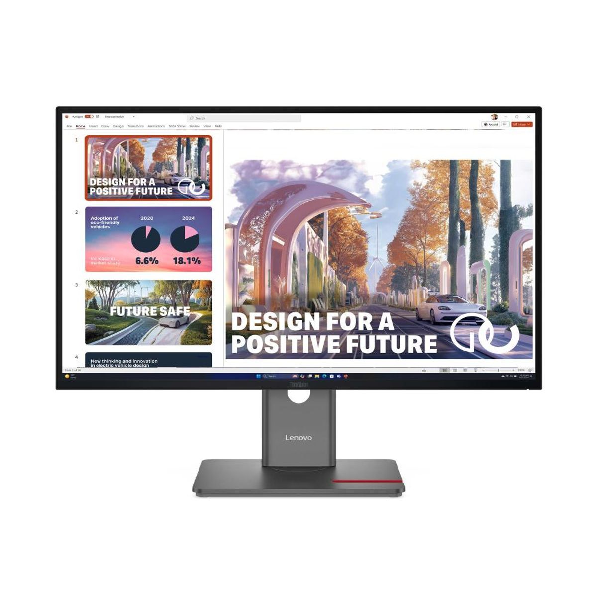 LENOVO - Monitor Lenovo ThinkVision P27QD-40 HDMI QHD 27