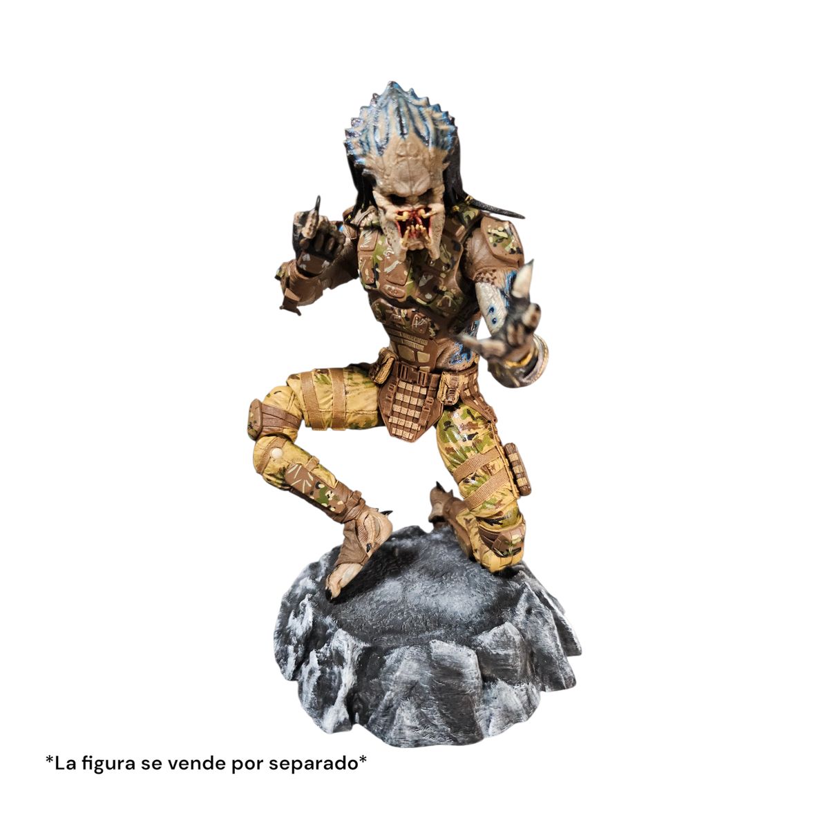 BASE - Base Rocosa Individual para Figuras de Accion Estilo Medieval