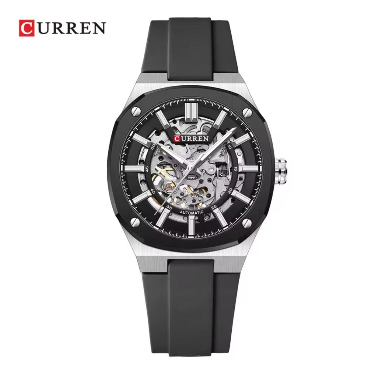 CURREN - Reloj CURREN 8485 Automatico Diseño Elegante Negro