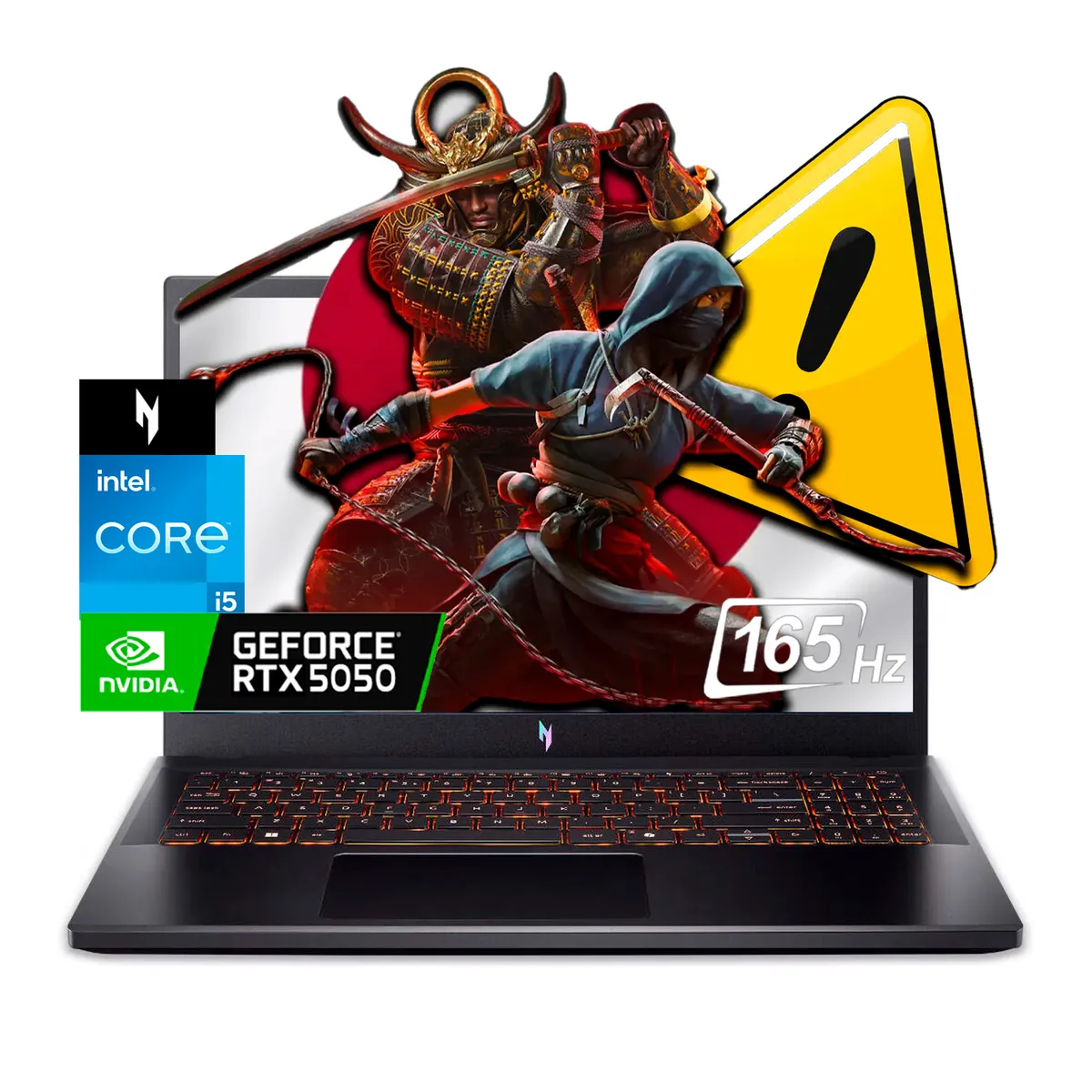 ACER - PORTATIL GAMER ACER NITRO V15 CORE I5 13420H 8/2TB RTX 5050 8 GB 15,6 FHD 165 HZ