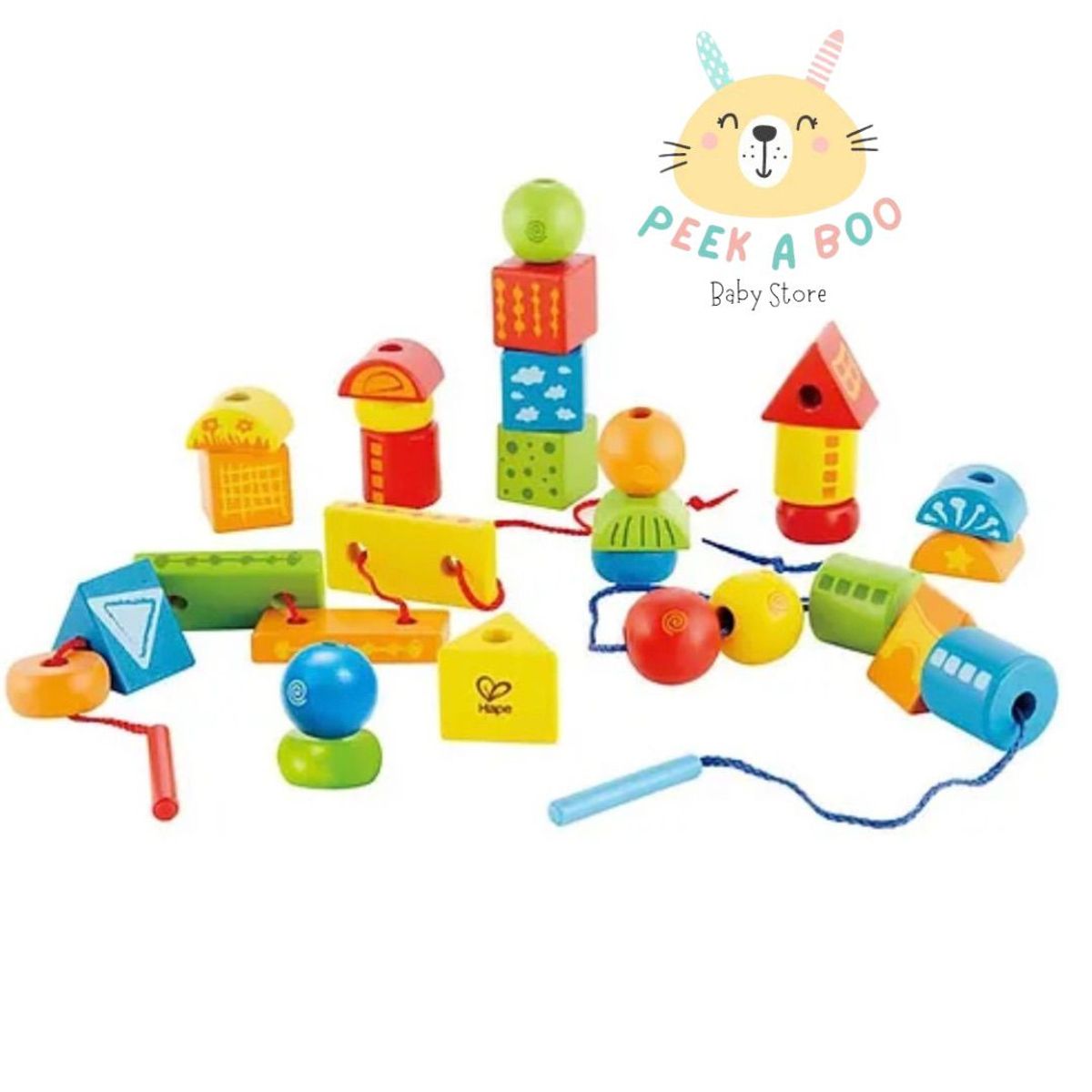 GENERICO - Juego de Enhebrar Montessori Didáctico Para Niños