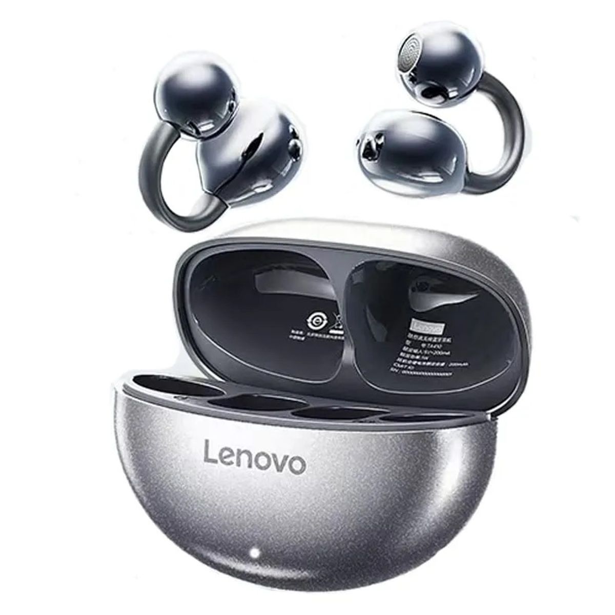 LENOVO - Audífonos Bluetooth Lenovo TA410 Clip Ear Negro