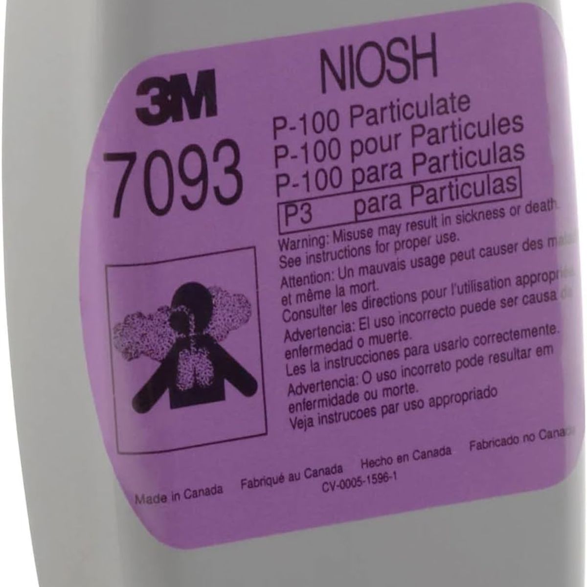 3M - Filtro 3M 7093 Material Particulado