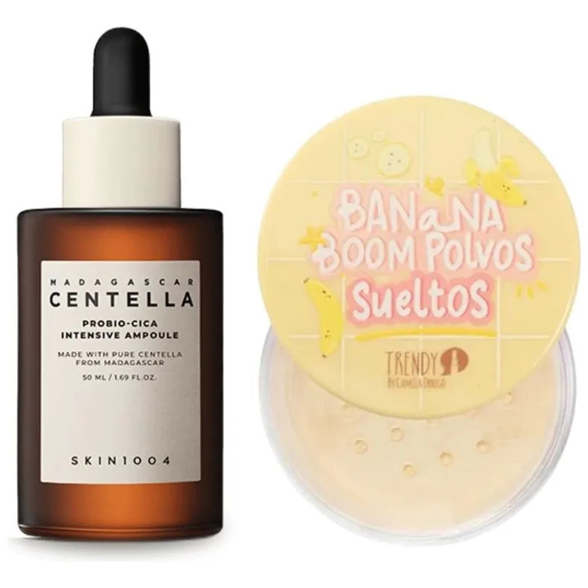 TRENDY - Polvos Sueltos Banana Trendy Serum Centella Matifica Y Calma