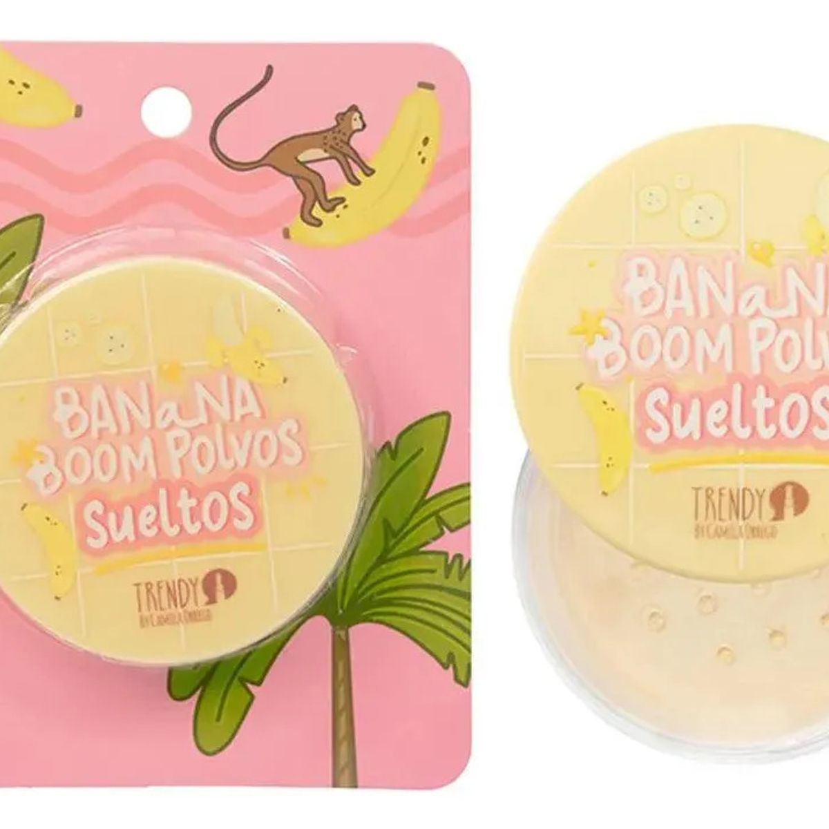 TRENDY - Polvos Sueltos Banana Trendy Serum Centella Matifica Y Calma