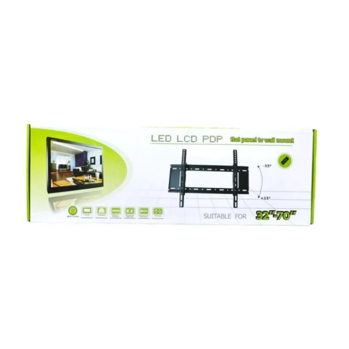 GENERICO - Soporte De Pared Base Para Tv Led Lcd Plasma De 32 A 70 Pul Negro