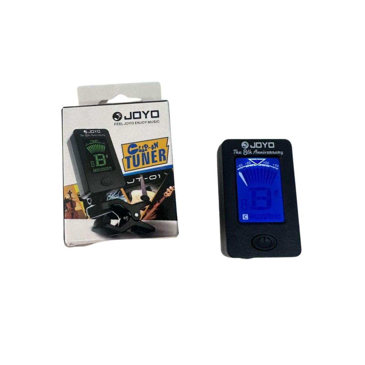 MAZUGI - Afinador de Guitarra Digital Negro Preciso y Portátil Mini