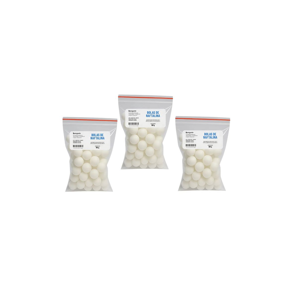 GENERICO - Bolas Naftalina Repelente X300g