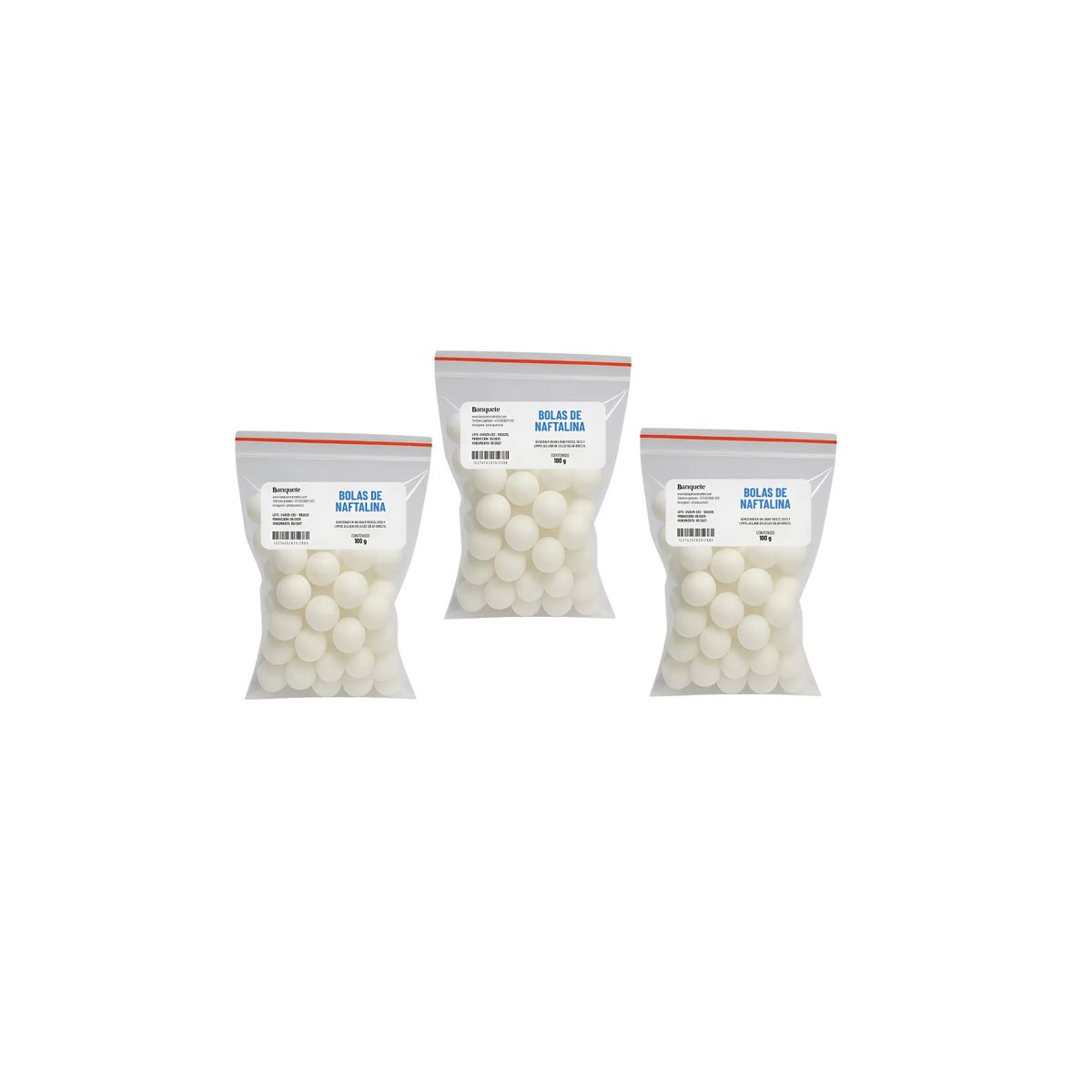 GENERICO - Bolas Naftalina Repelente X300g