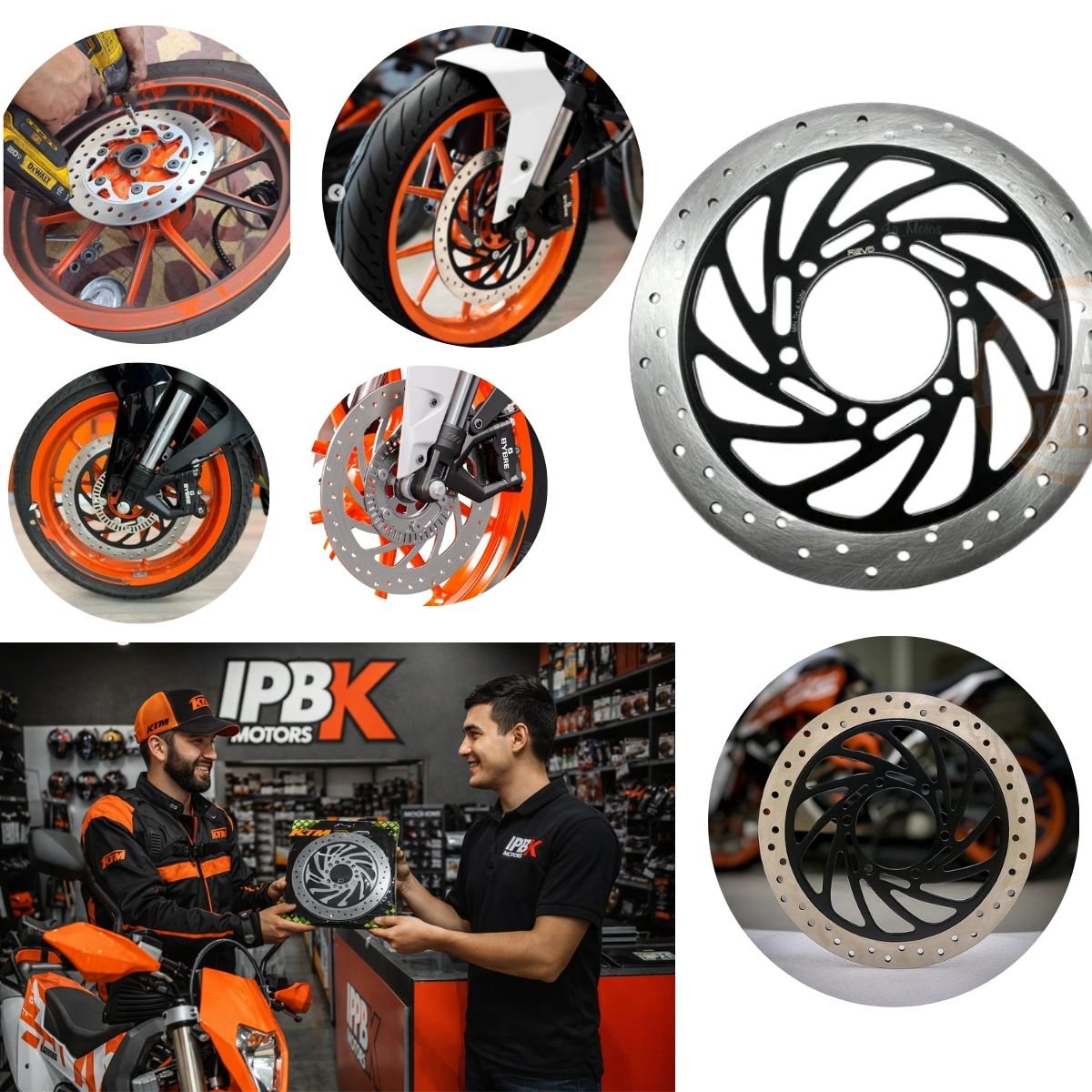 REVO - Disco freno delantero revo ktm 200 original moto repuestos