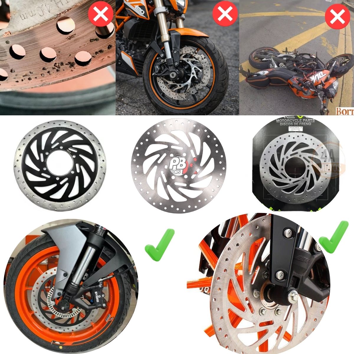 REVO - Disco freno delantero revo ktm 200 original moto repuestos