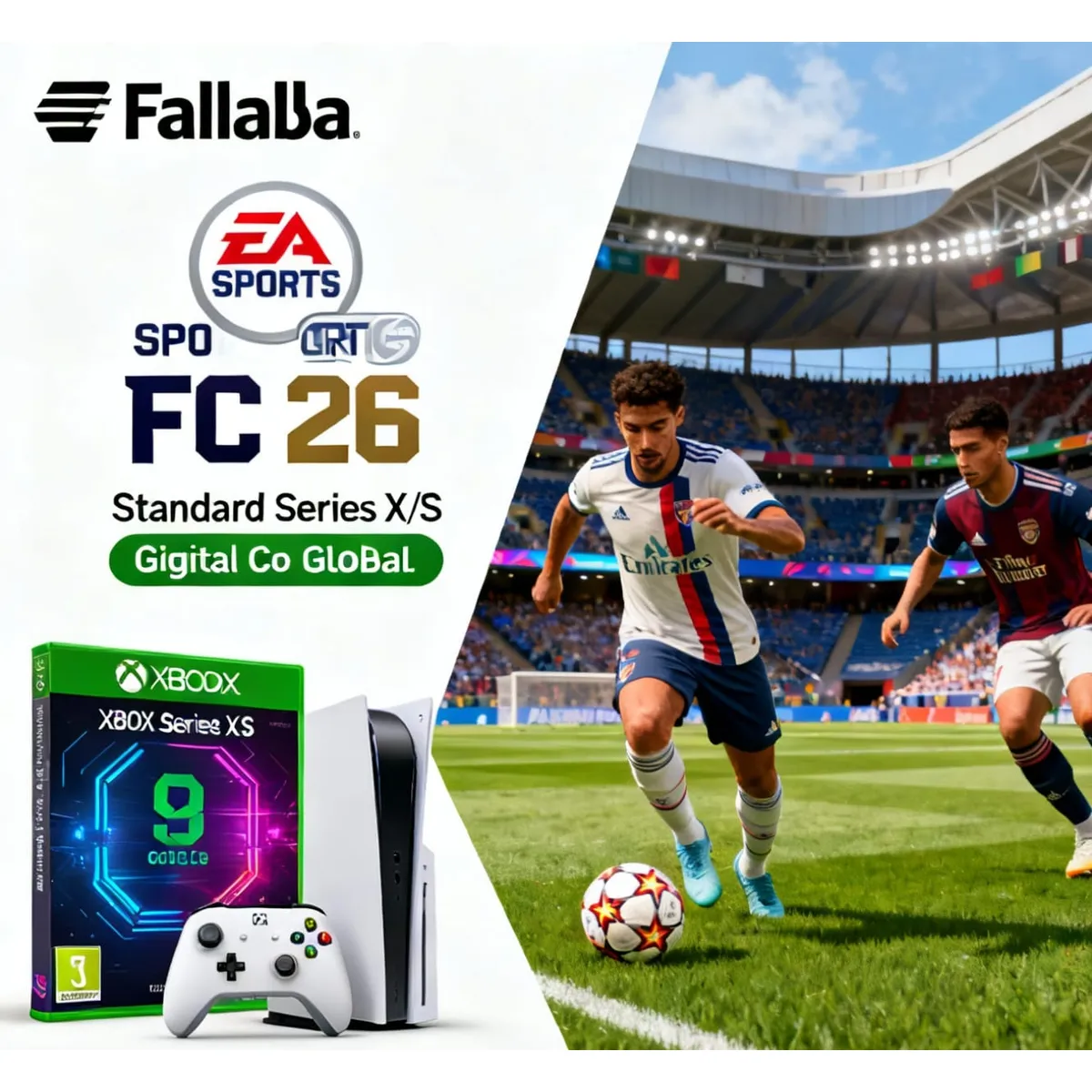 EA SPORTS - EA SPORTS FC 26 Standard Edition Xbox Series X-S Código Digital GLOBAL