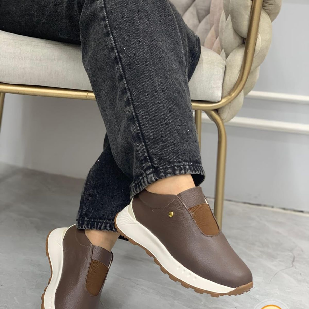 EVEGONZ - Zapatos Casual en Cuero para Mujer calzado Dama
