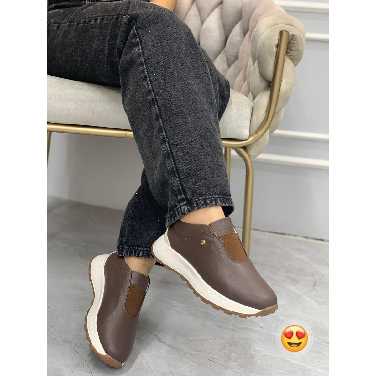 EVEGONZ - Zapatos Casual en Cuero para Mujer calzado Dama