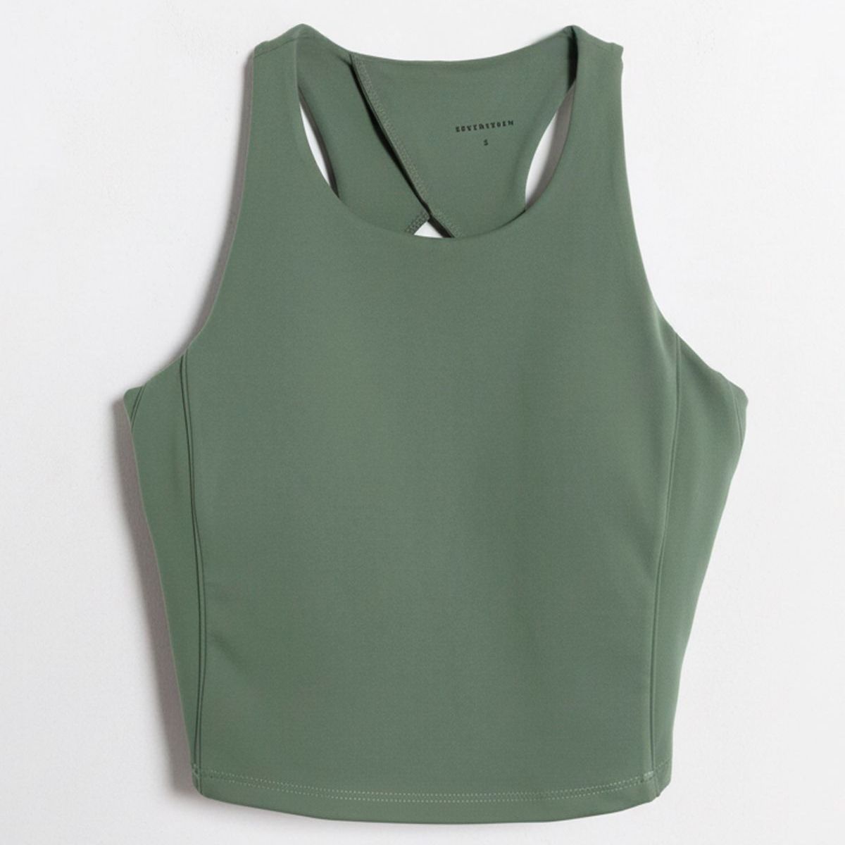 SEVEN SEVEN - Camiseta Deportiva Cut Out  Para Mujer Verde Seven Seven