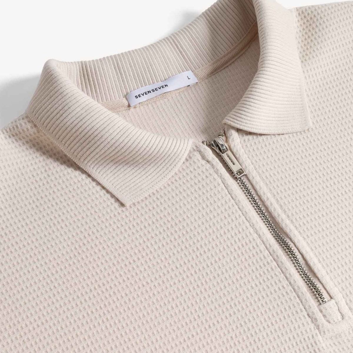 SEVEN SEVEN - Buzo  Para Hombre Zipper Color Taupe Marca Seven Seven #45060731