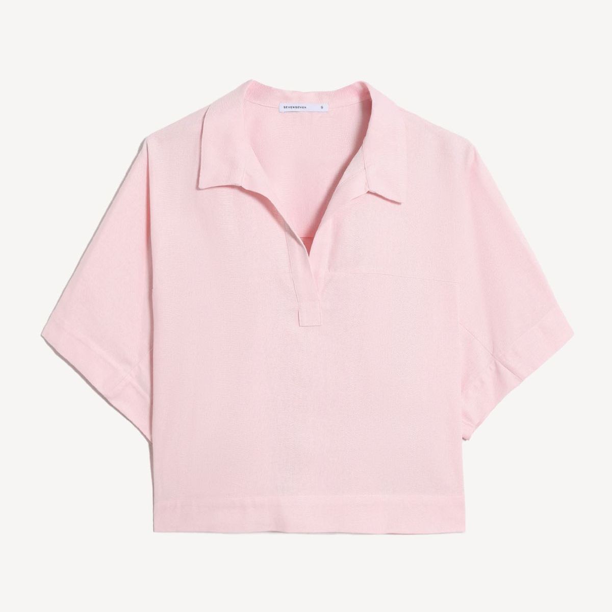 SEVEN SEVEN - Blusa Resort Manga Kimono  Para Mujer Rosa Seven Seven